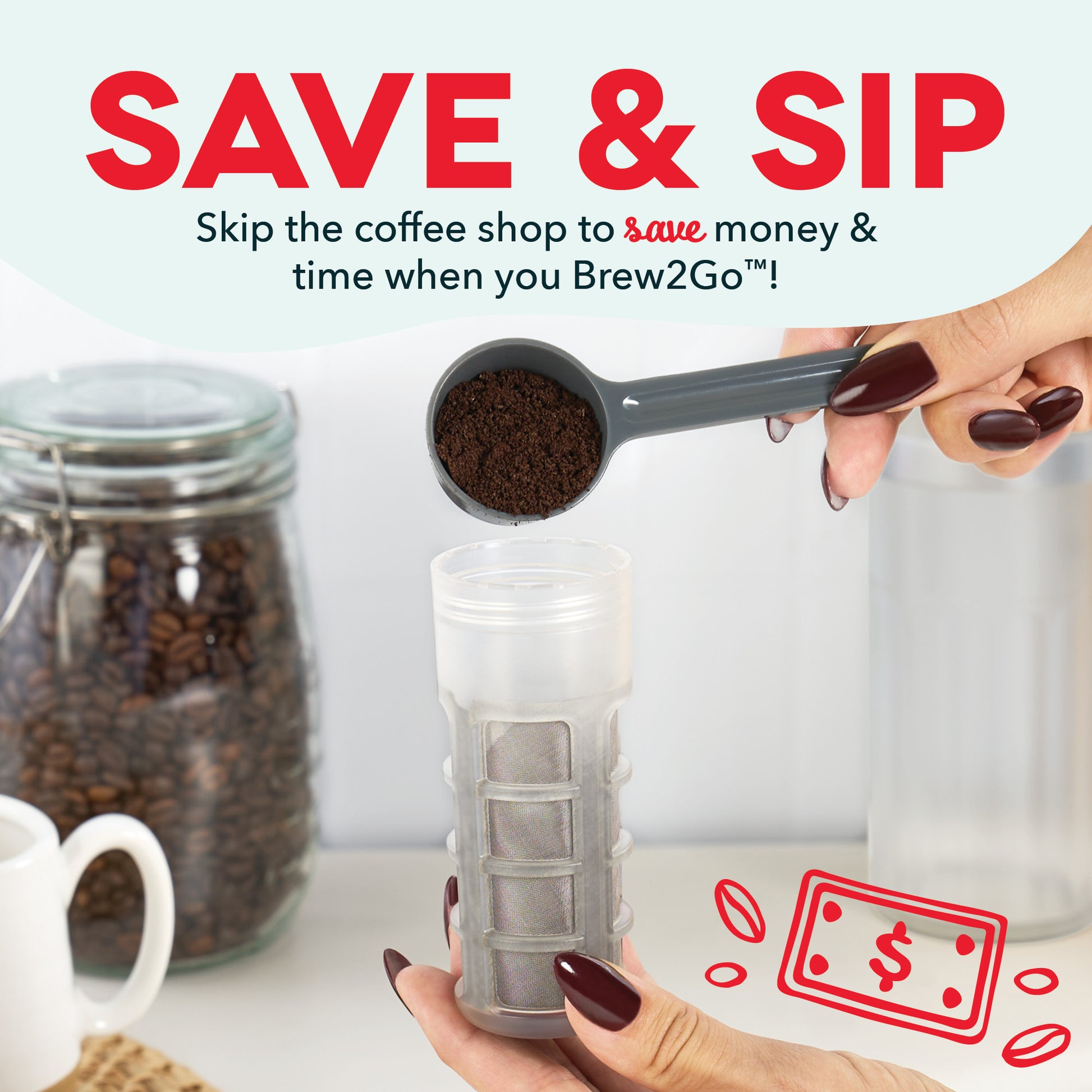 Brew2Go™ Portable Cold Brew System coffee-tea Dash