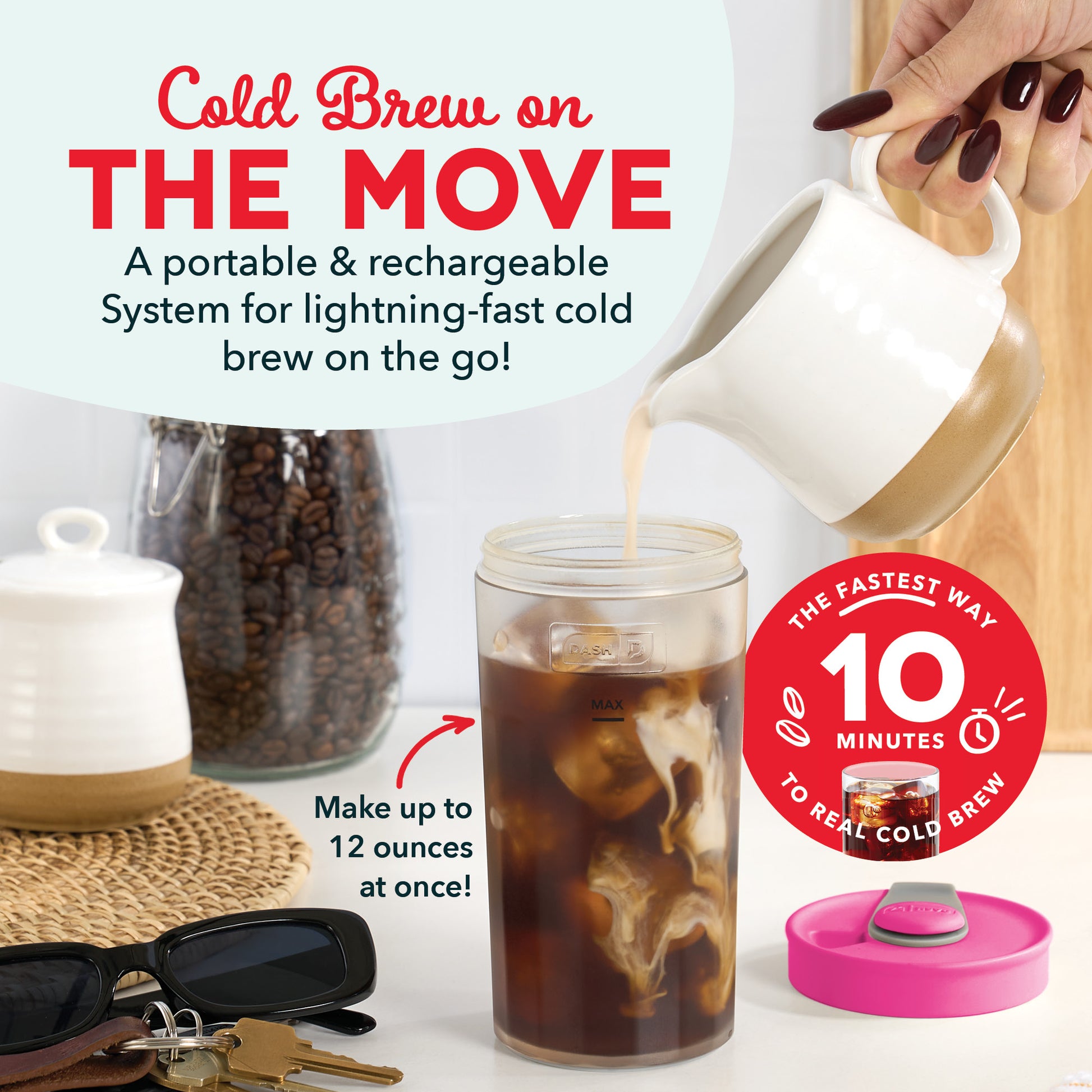 Brew2Go™ Portable Cold Brew System coffee-tea Dash