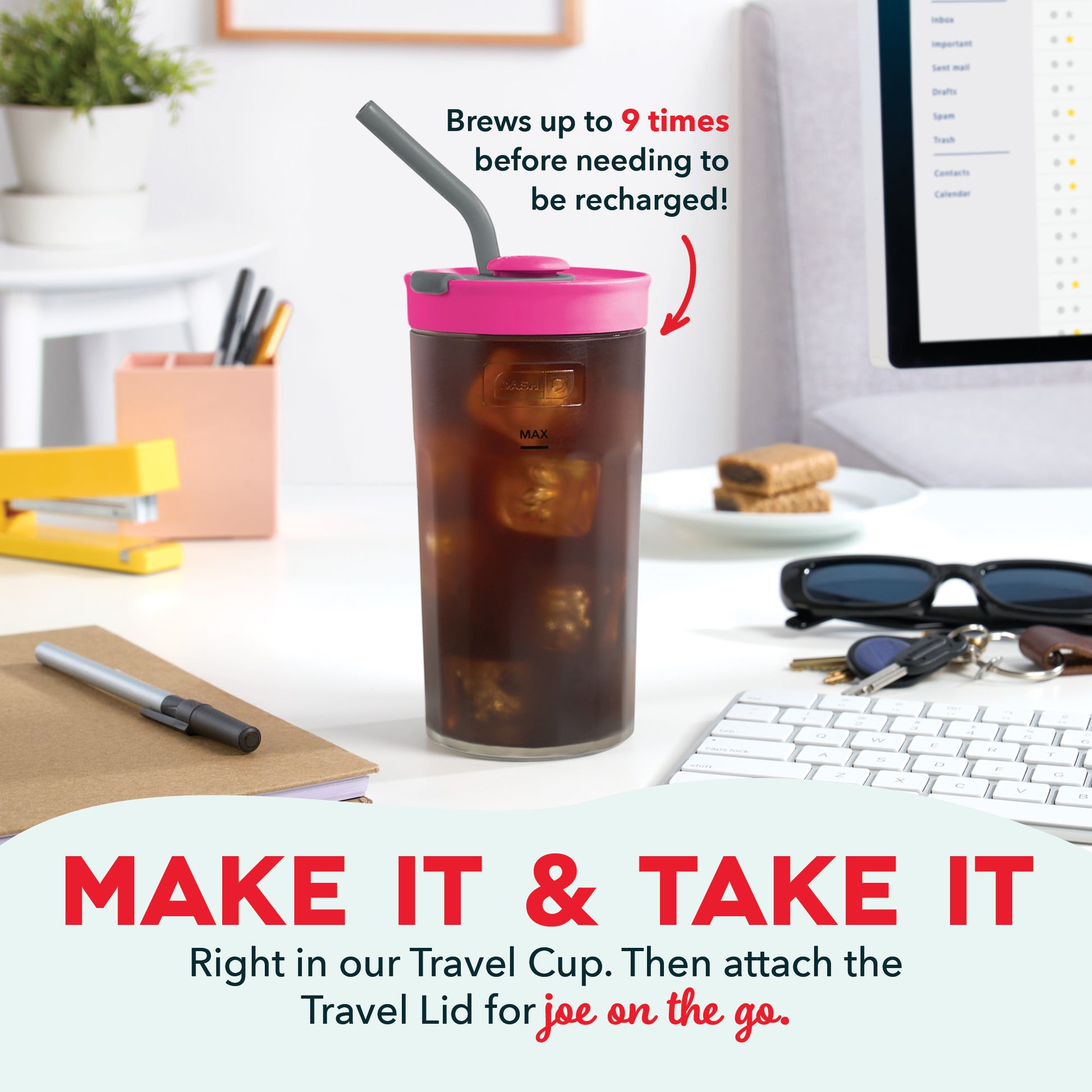 Brew2Go™ Portable Cold Brew System coffee-tea Dash