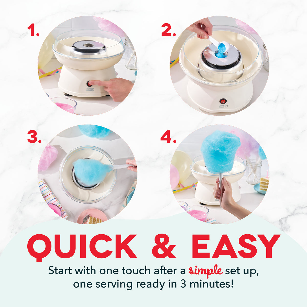 Cotton Candy Maker Dessert Dash