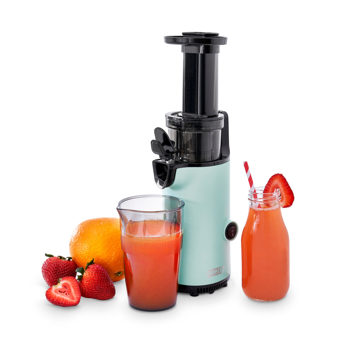 Compact Cold Press Power Juicer Juicers Dash Aqua Base Package