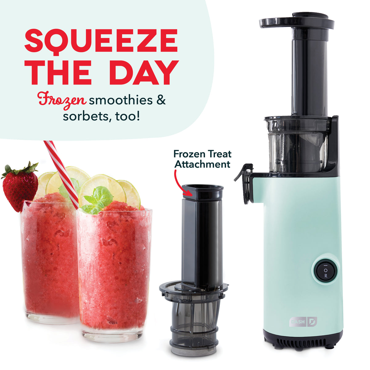 Compact Cold Press Power Juicer Juicers Dash