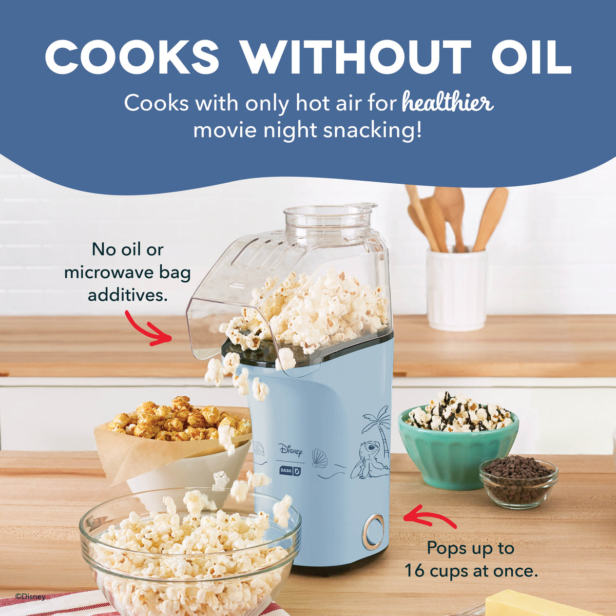 Fresh Pop Popcorn Maker Popcorn Makers Disney | Dash