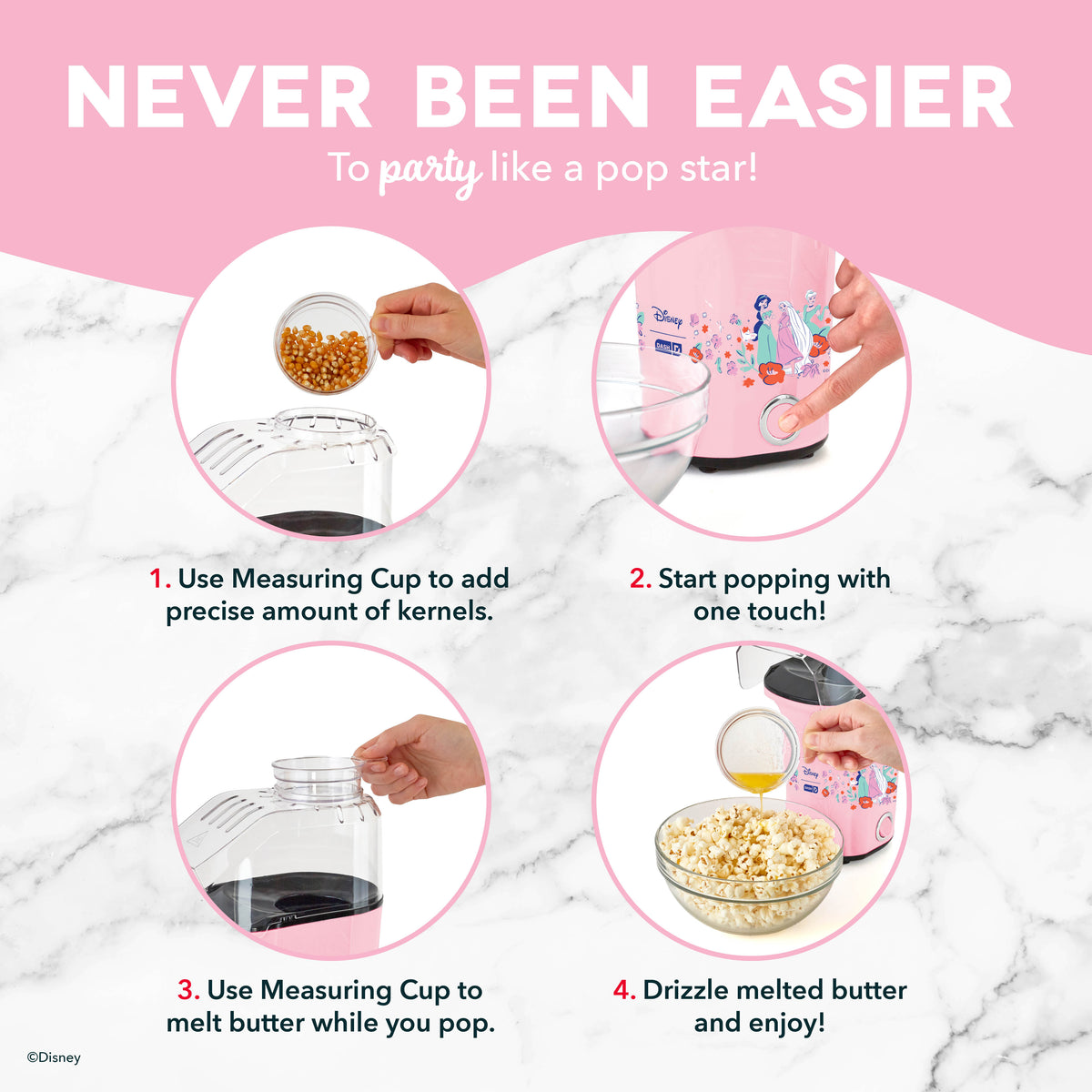 Fresh Pop Popcorn Maker Popcorn Makers Disney | Dash