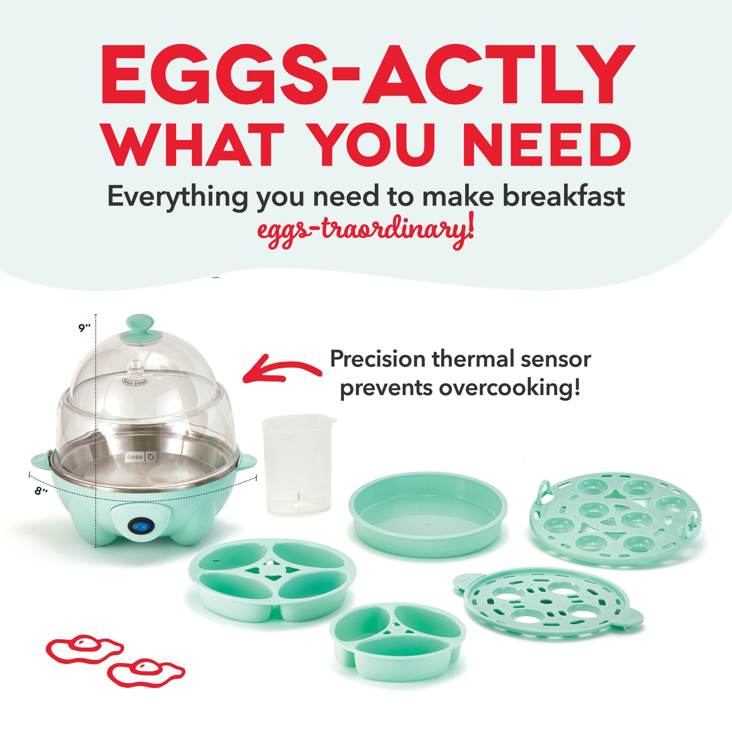 Deluxe Egg Cooker egg-cookers Dash   