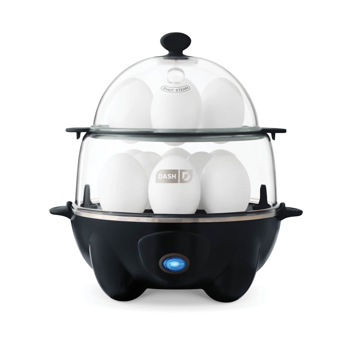 Deluxe Egg Cooker egg-cookers Dash Black  