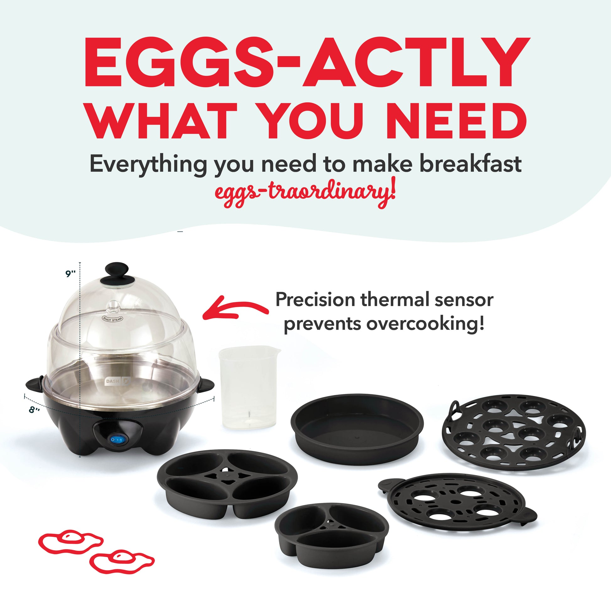 Deluxe Egg Cooker egg-cookers Dash   