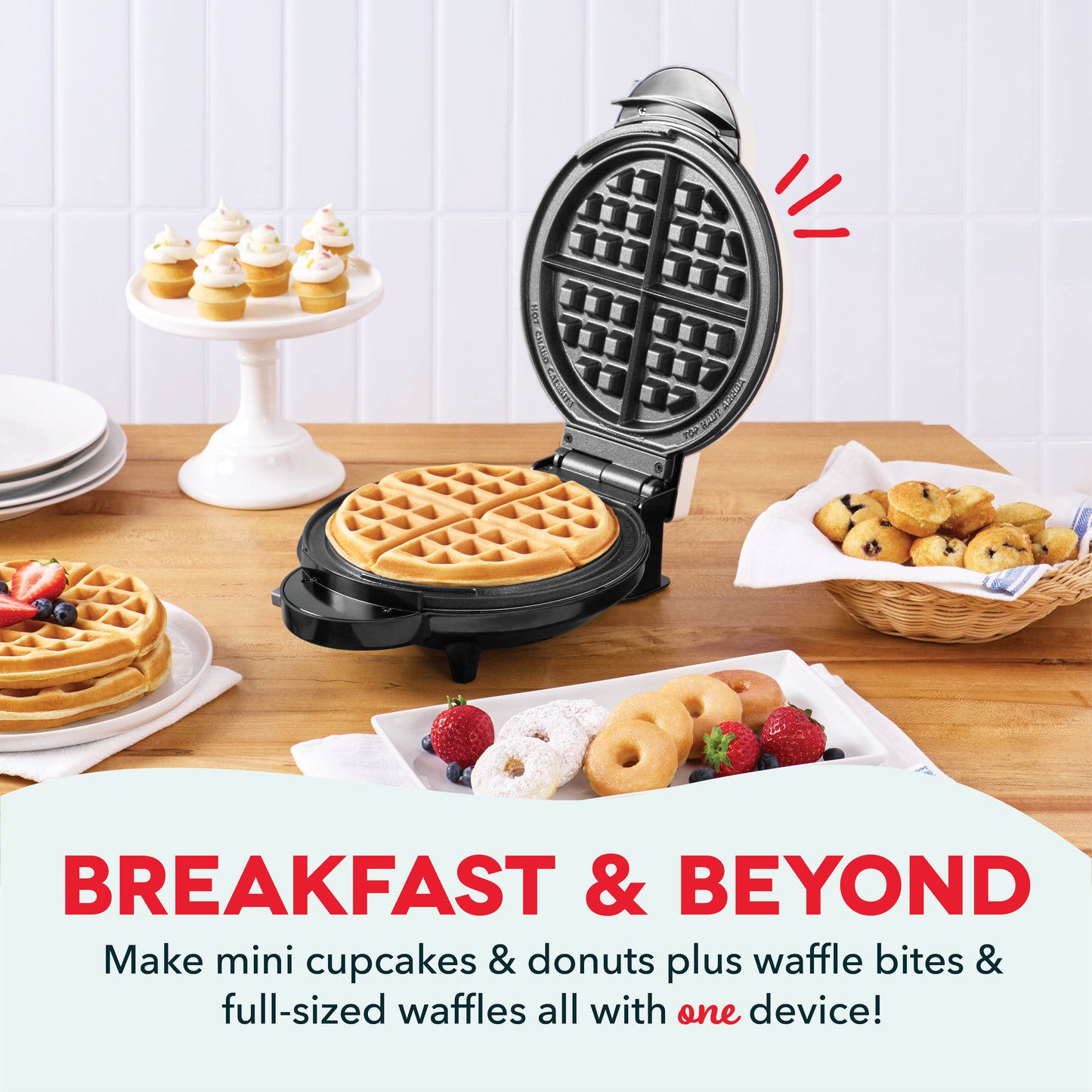 MultiMaker™ Treat Maker 2pc Plate Pack Waffle Dash