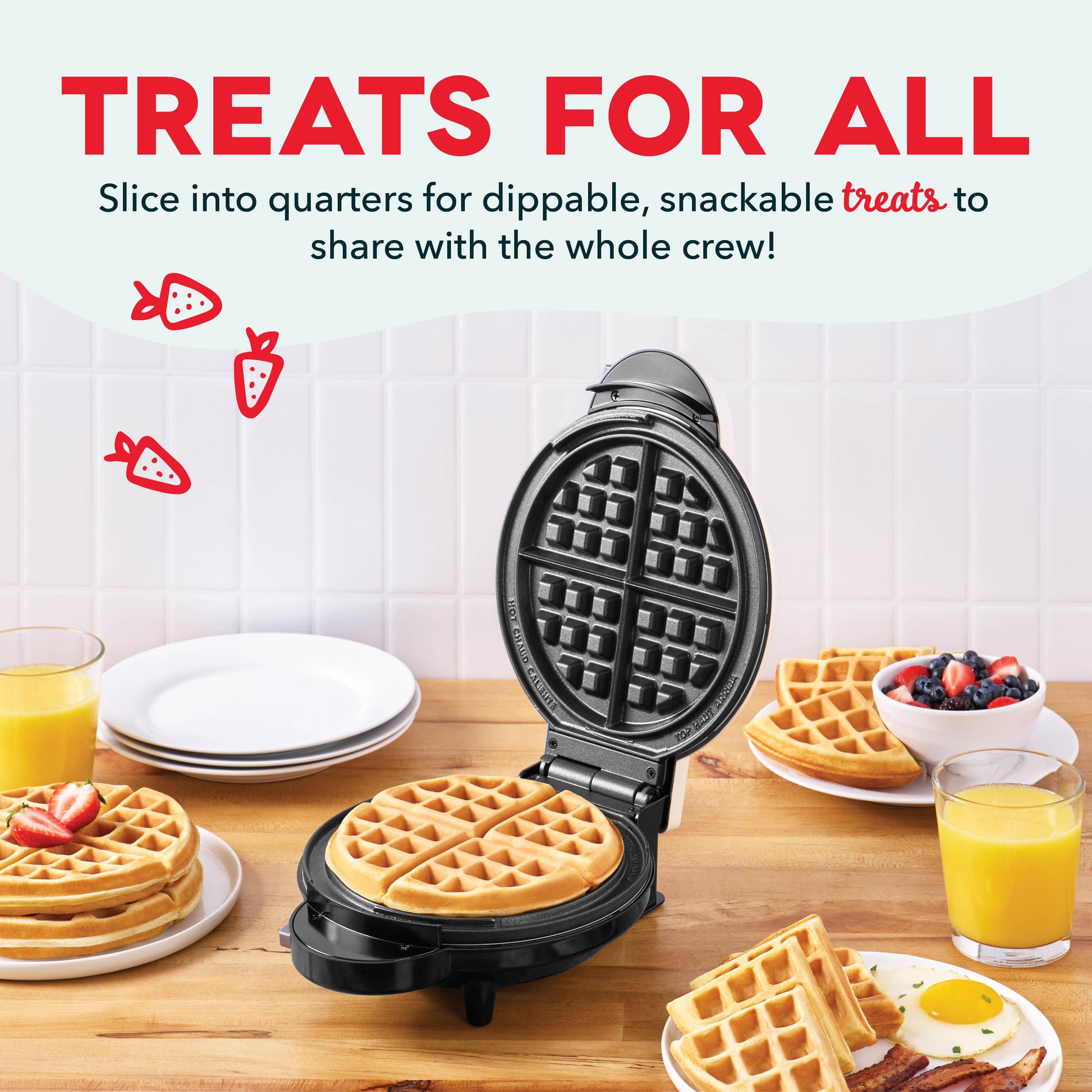 MultiMaker™ Treat Maker 2pc Plate Pack Waffle Dash