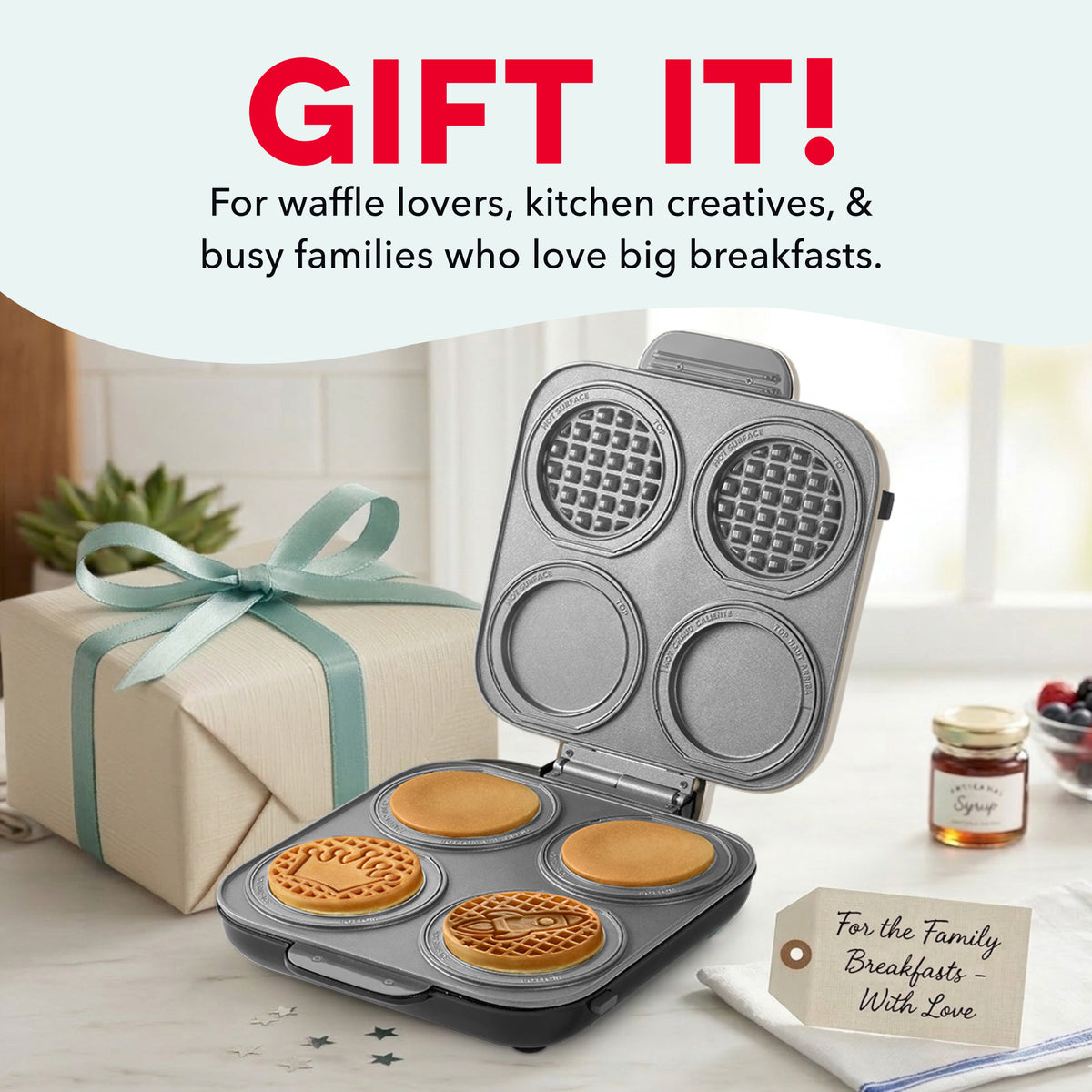 MultiMaker® Family Mini Maker System Waffle Maker Dash
