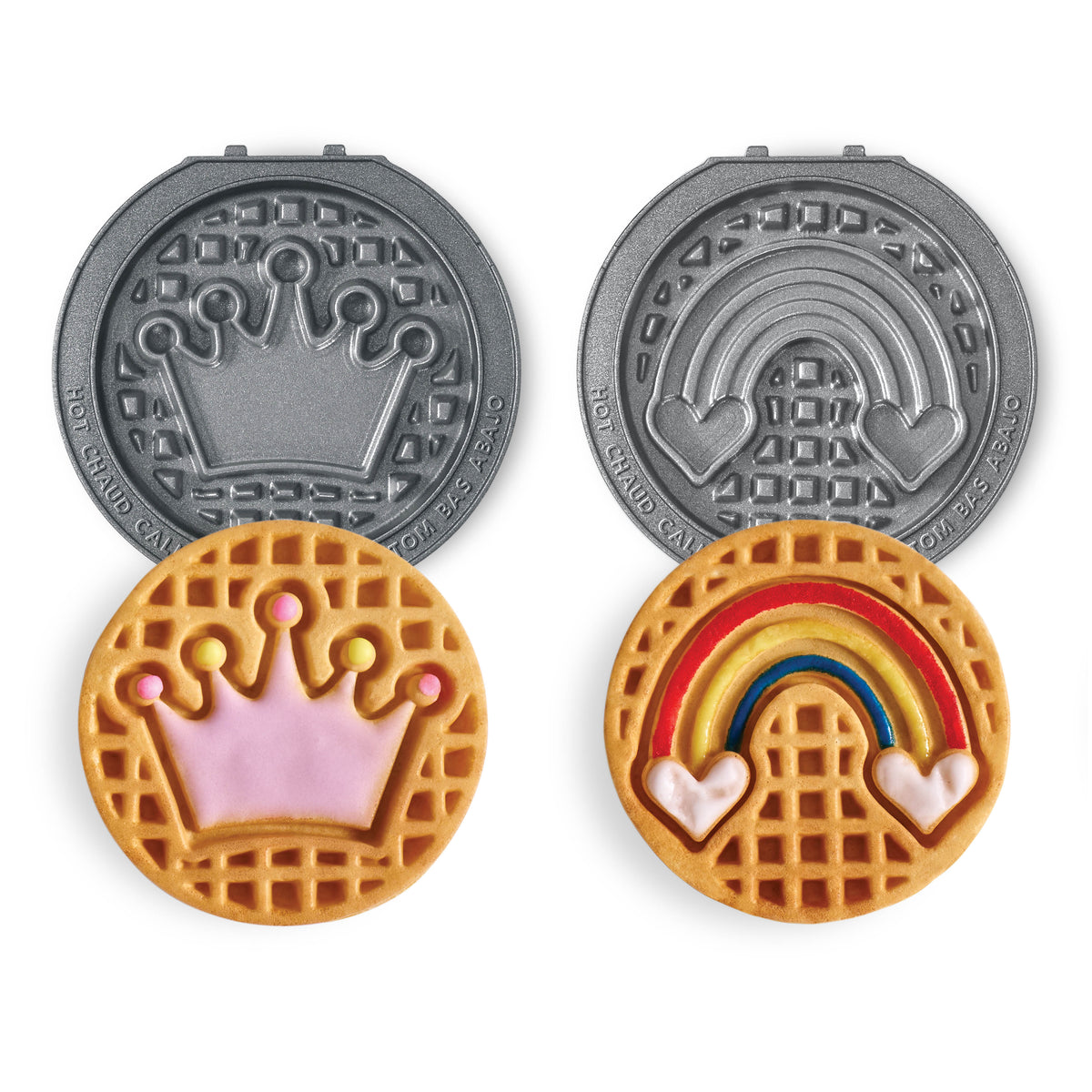 MultiMaker® Mini System: Removable Plate Sets mini makers Dash Crown & Rainbow