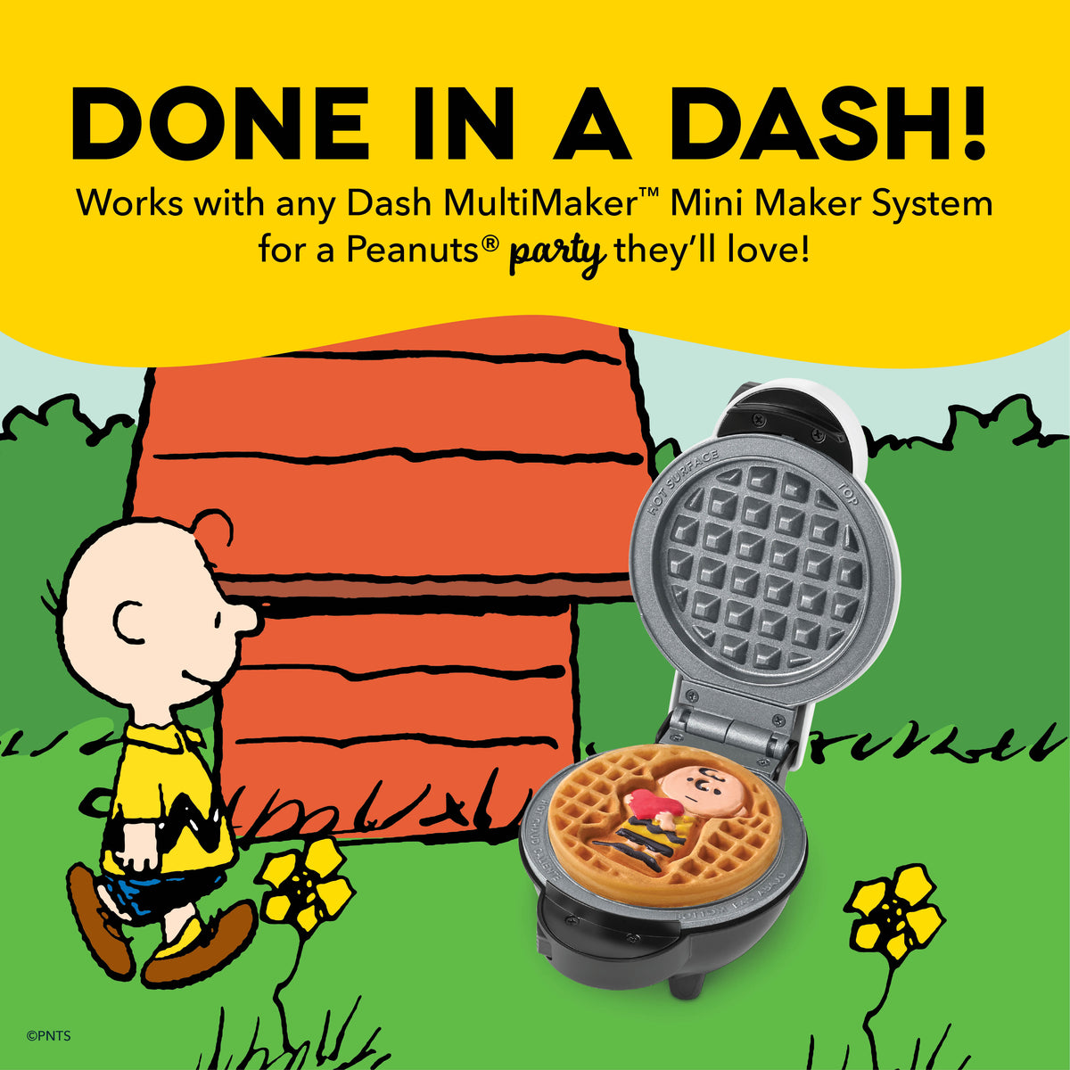 Peanuts® MultiMaker® Removable Plate Sets mini makers Dash