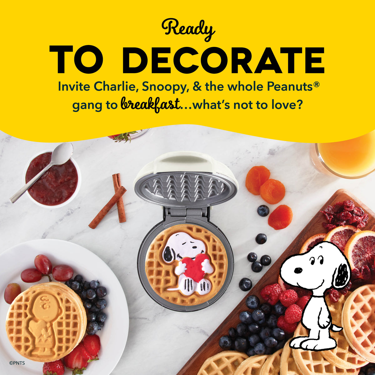 Peanuts® MultiMaker® Removable Plate Sets mini makers Dash