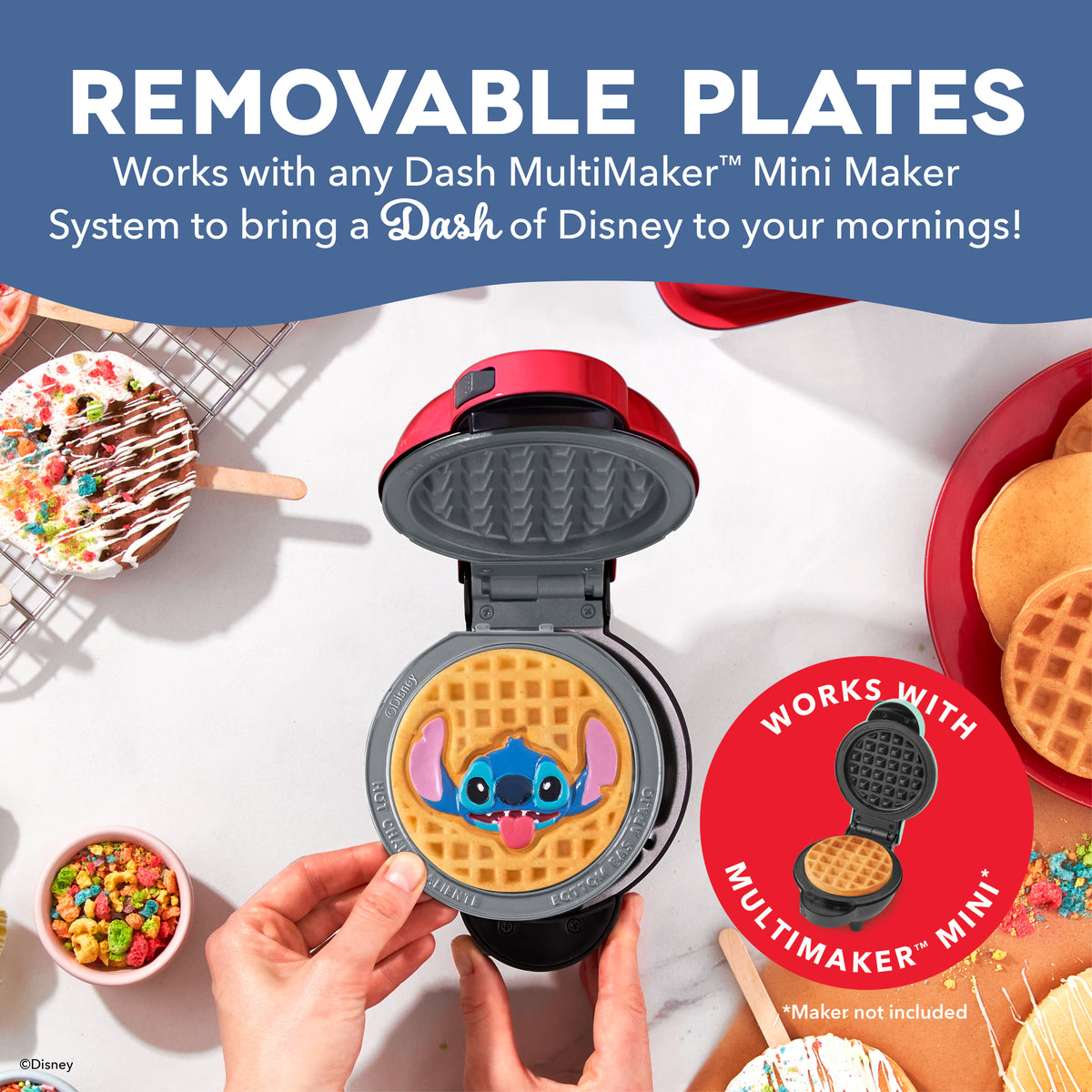 MultiMaker® Mini System: Removable Plate Sets mini makers Disney | Dash