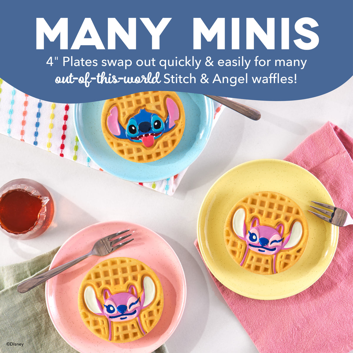 MultiMaker® Mini System: Removable Plate Sets mini makers Disney | Dash