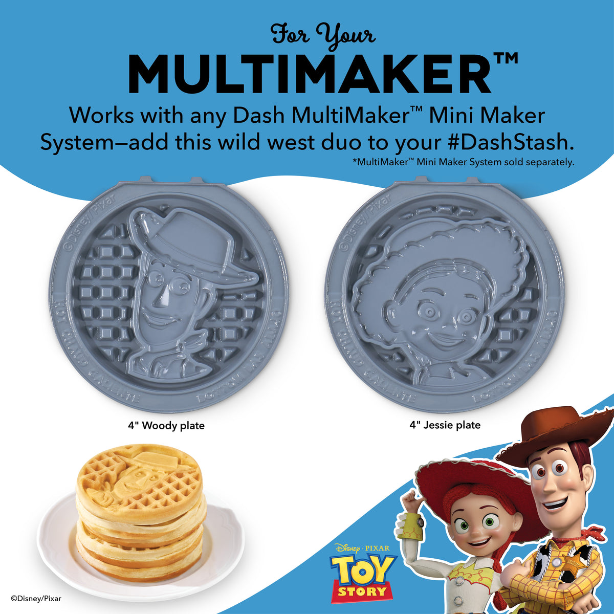 MultiMaker® Mini System: Removable Plate Sets mini makers Disney | Dash