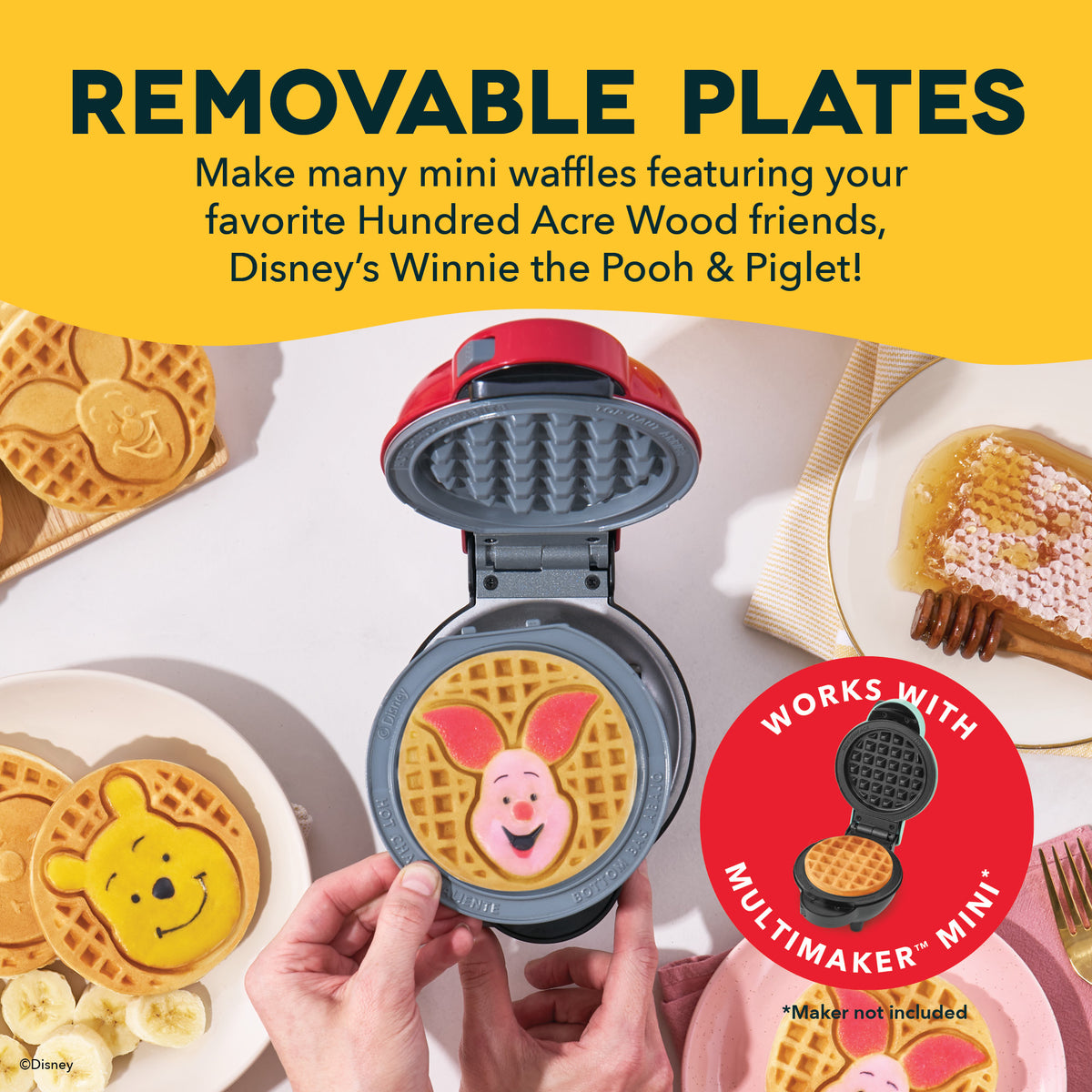 MultiMaker® Mini System: Removable Plate Sets mini makers Disney | Dash