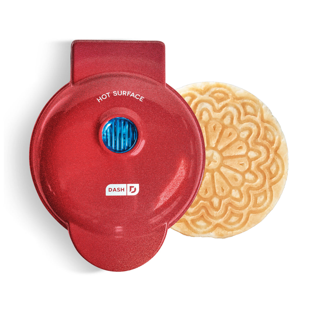 Mini Pizzelle Maker mini makers Dash Red