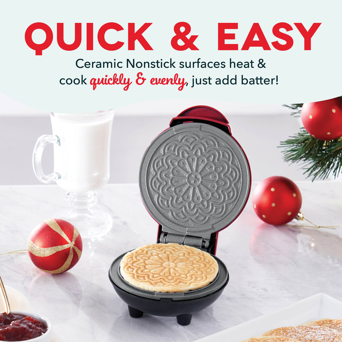 Mini Pizzelle Maker mini makers Dash