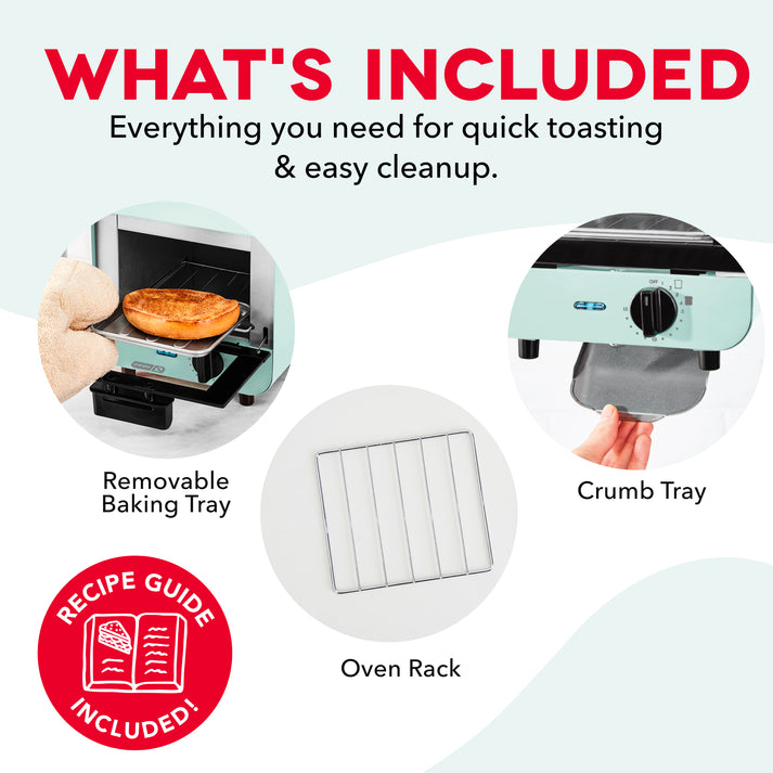 Mini Toaster Oven | Compact & Convenient | Dash