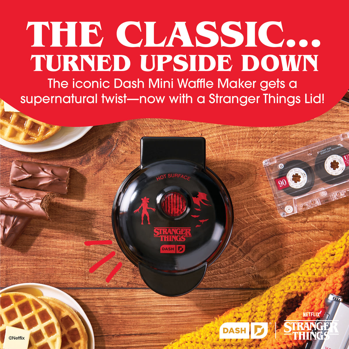 Stranger Things Mini Waffle Maker mini makers Support