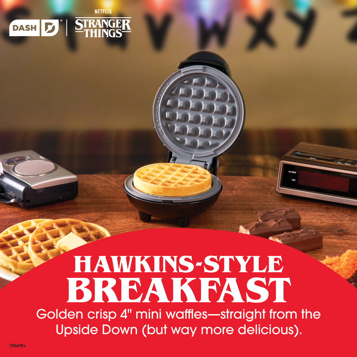 Stranger Things Mini Waffle Maker mini makers Support