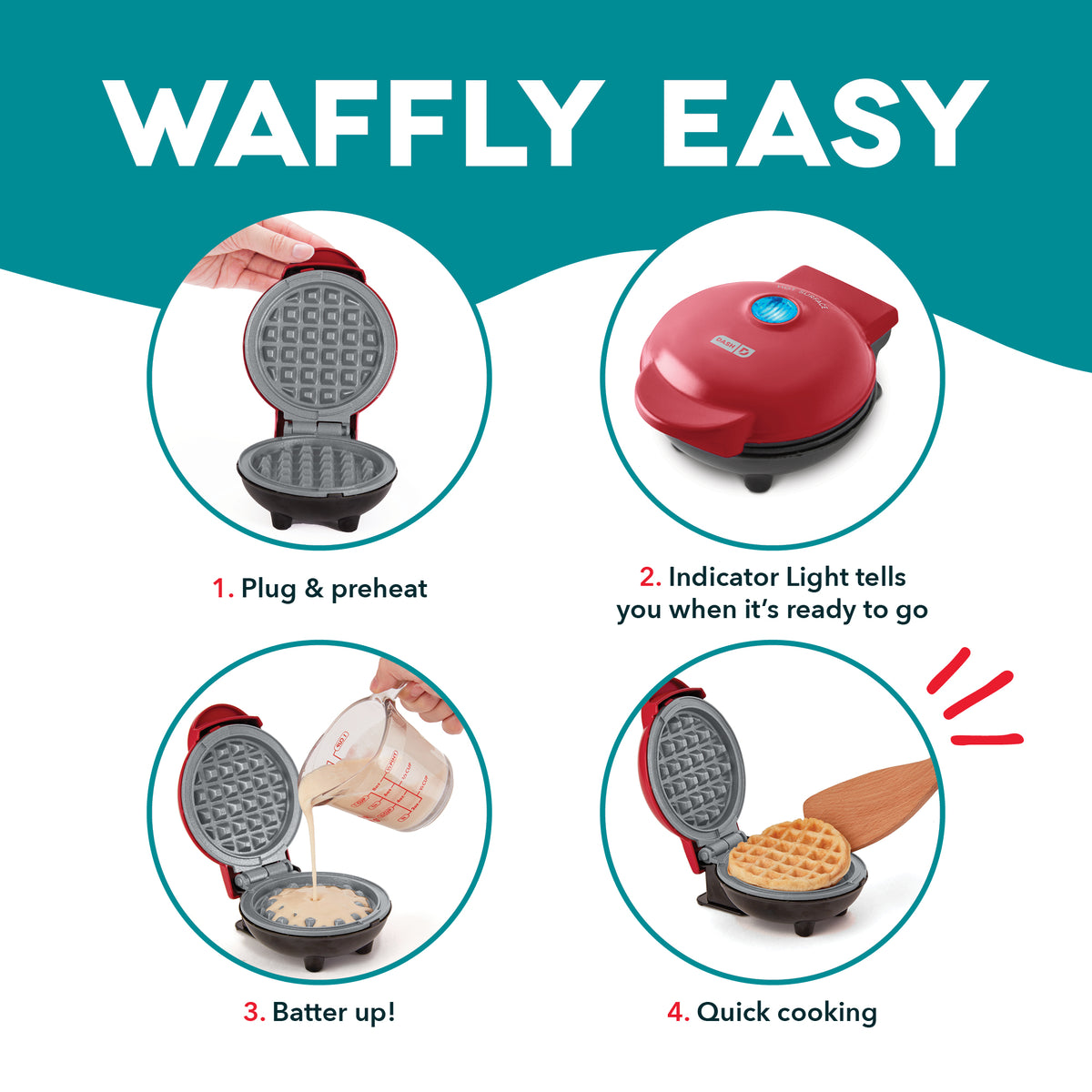 Moana Mini Waffle Maker mini makers Disney | Dash