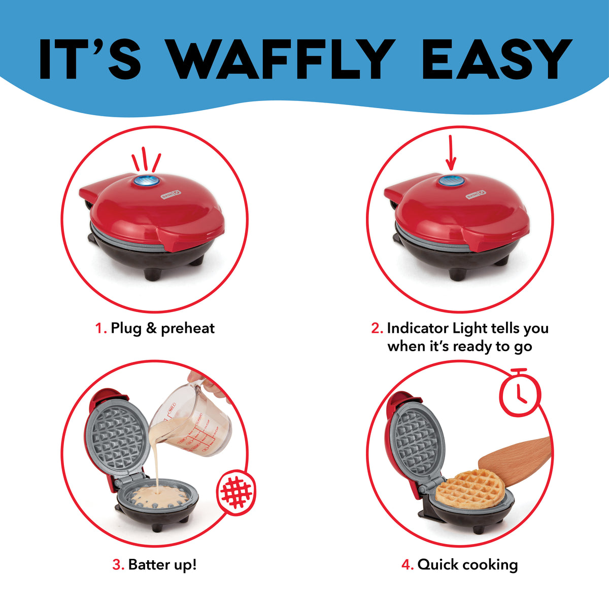 Buzz Lightyear Mini Waffle Maker mini makers Disney | Dash