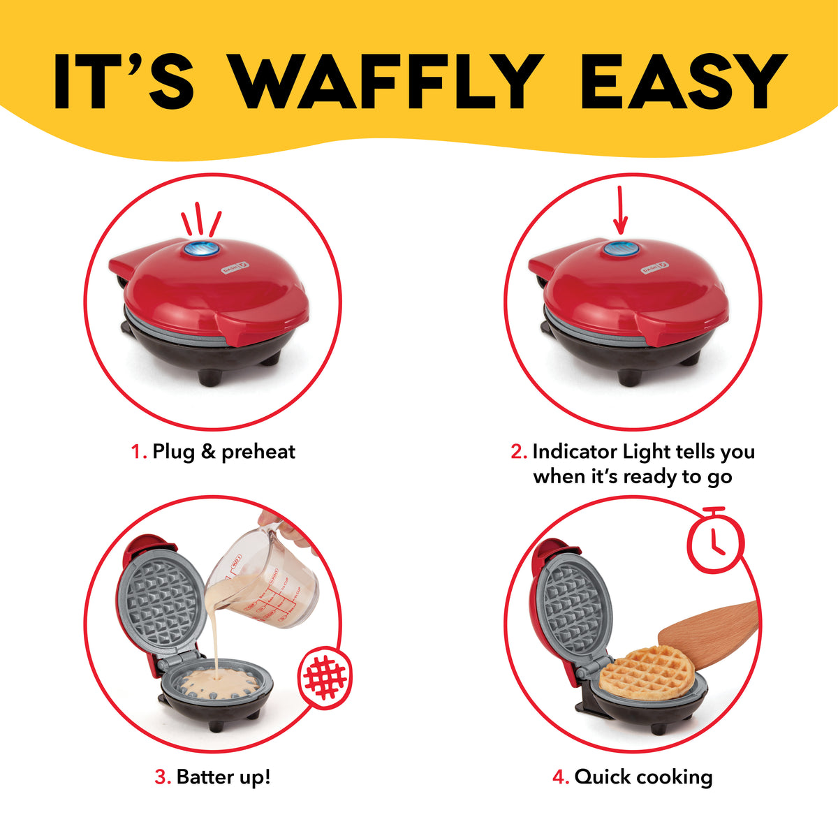 Winnie the Pooh Mini Waffle Maker mini makers Disney | Dash