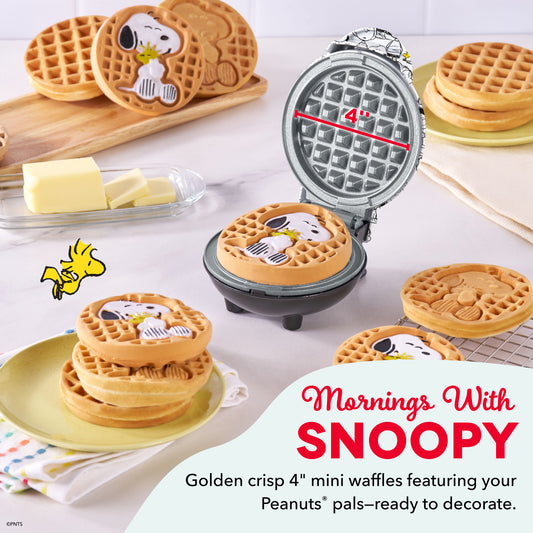 Peanuts® x Dash 75th Anniversary Mini Waffle Maker mini makers Dash