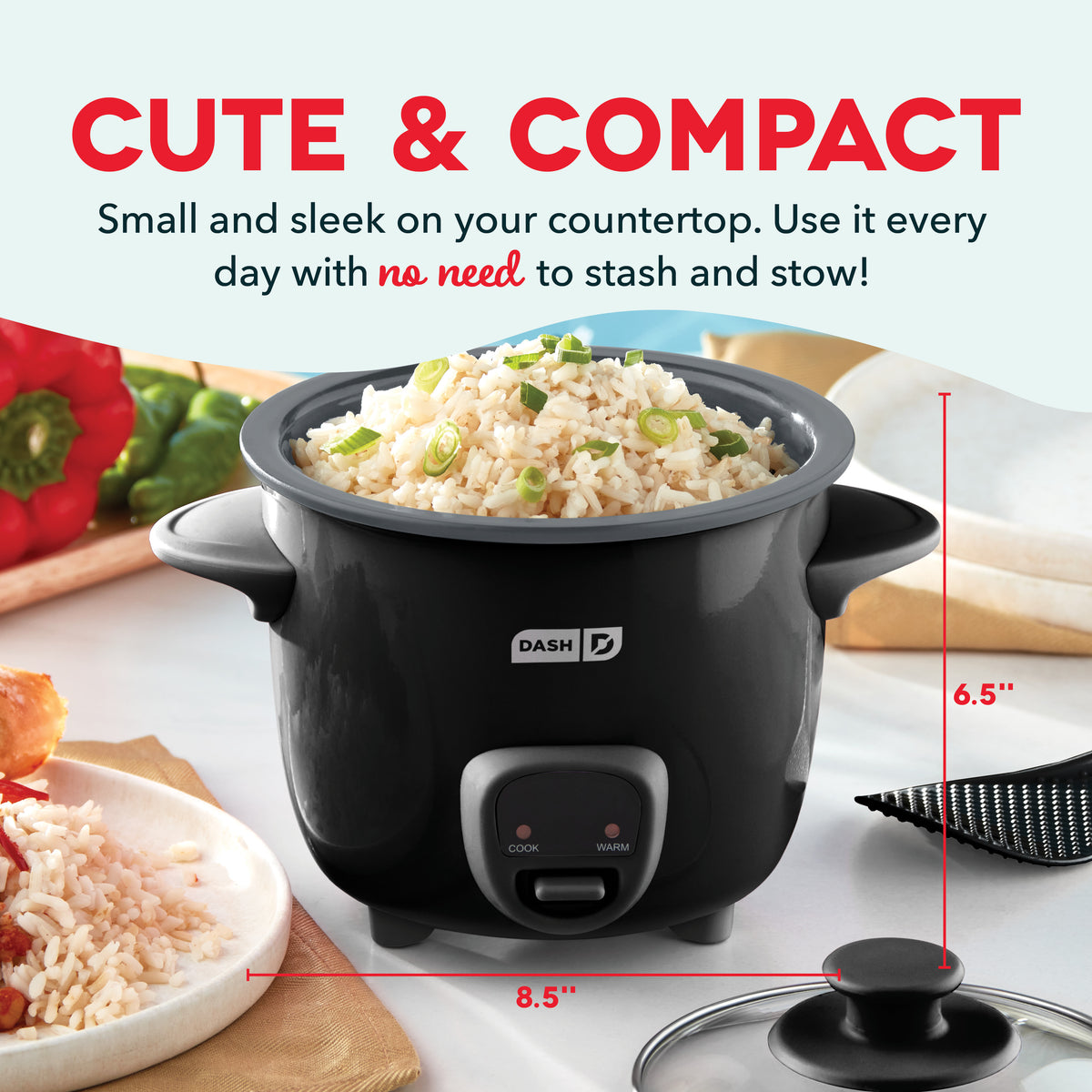 Mini Rice Cooker with Keep Warm Rice Cookers Dash