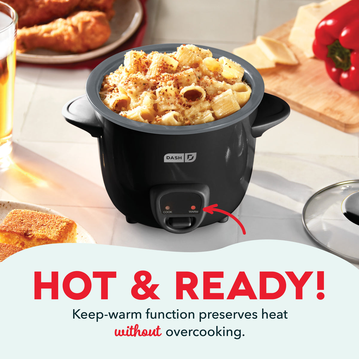 Mini Rice Cooker with Keep Warm Rice Cookers Dash