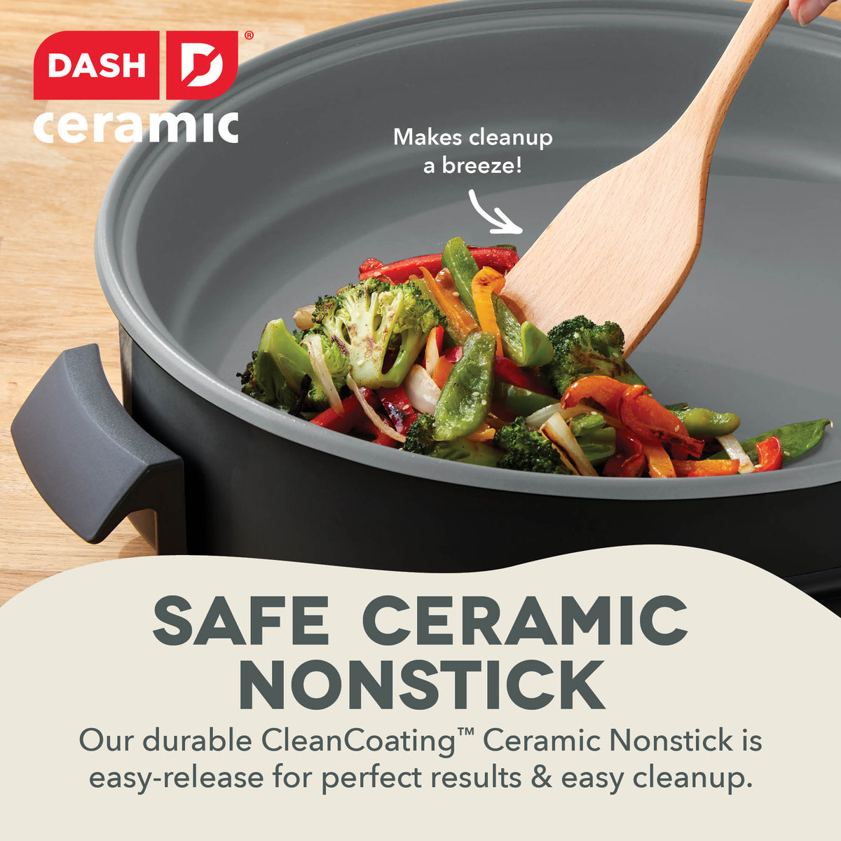 Ceramic Nonstick Family Size Skillet cookware Dash