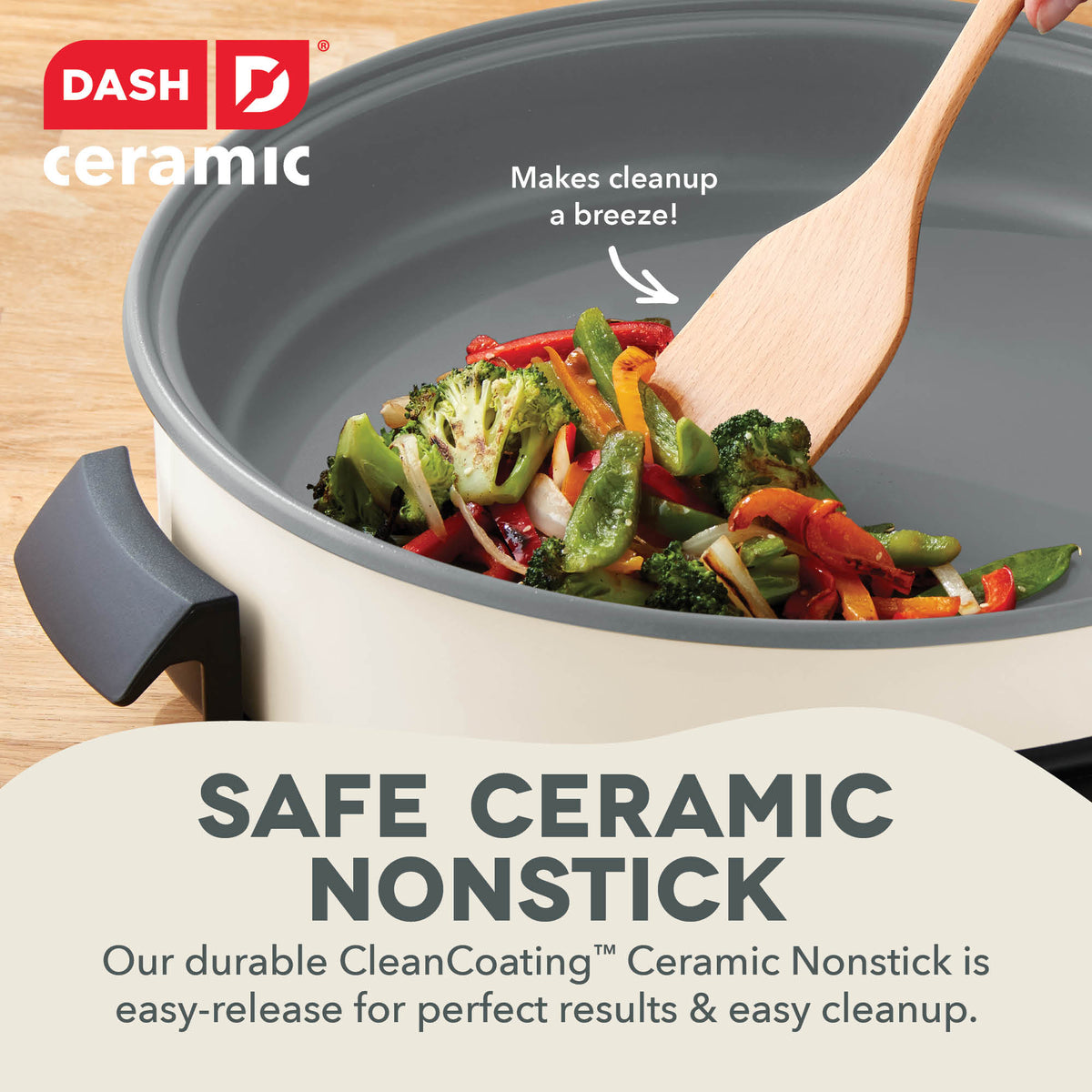 Ceramic Nonstick Family Size Skillet cookware Dash