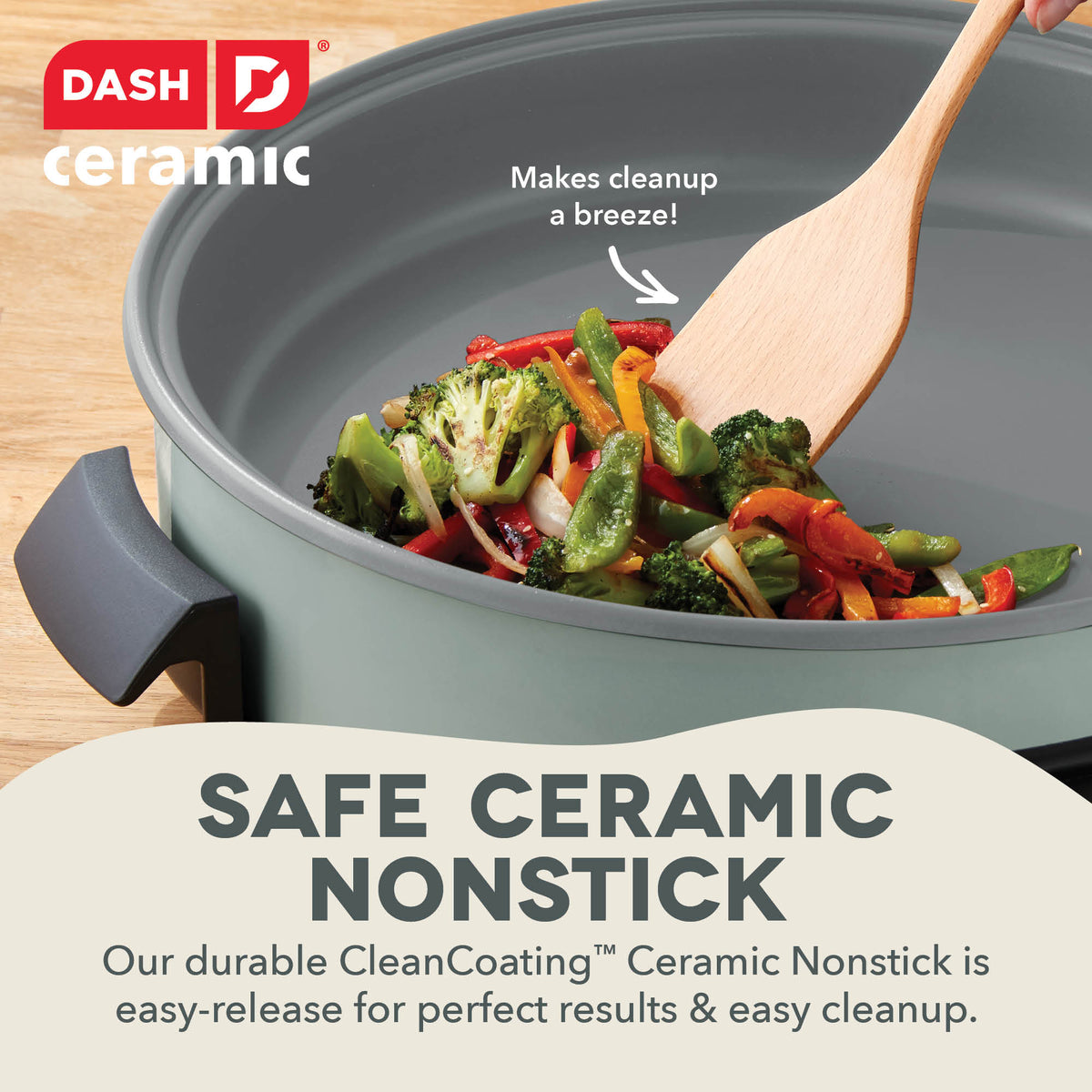 Ceramic Nonstick Family Size Skillet cookware Dash
