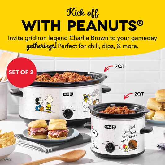 Peanuts® Slow Cooker Set cookware Dash