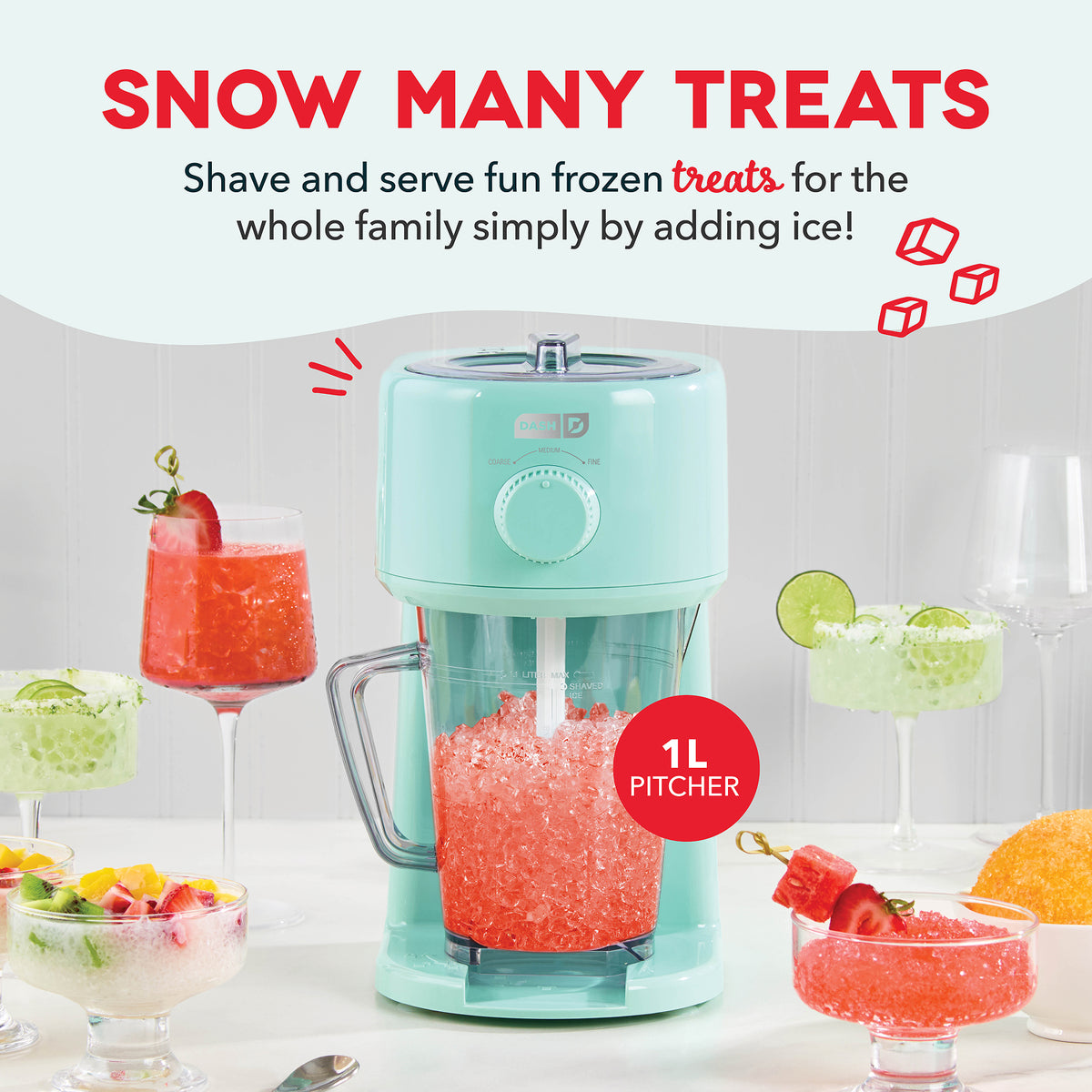Deluxe Shaved Ice & Slushy Maker Specialty Appliances Dash