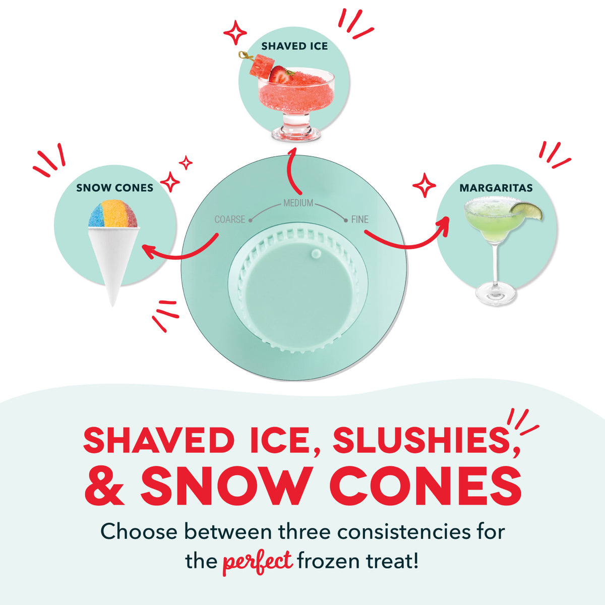 Deluxe Shaved Ice & Slushy Maker Specialty Appliances Dash