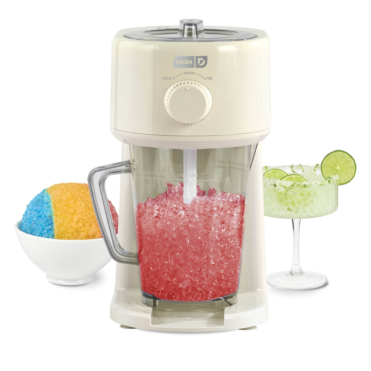 Deluxe Shaved Ice & Slushy Maker Specialty Appliances Dash Cream