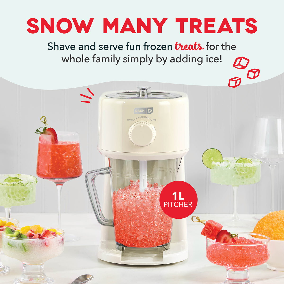 Deluxe Shaved Ice & Slushy Maker Specialty Appliances Dash