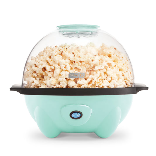 4.5qt Stirring Popcorn Maker Popcorn Makers Dash Aqua  
