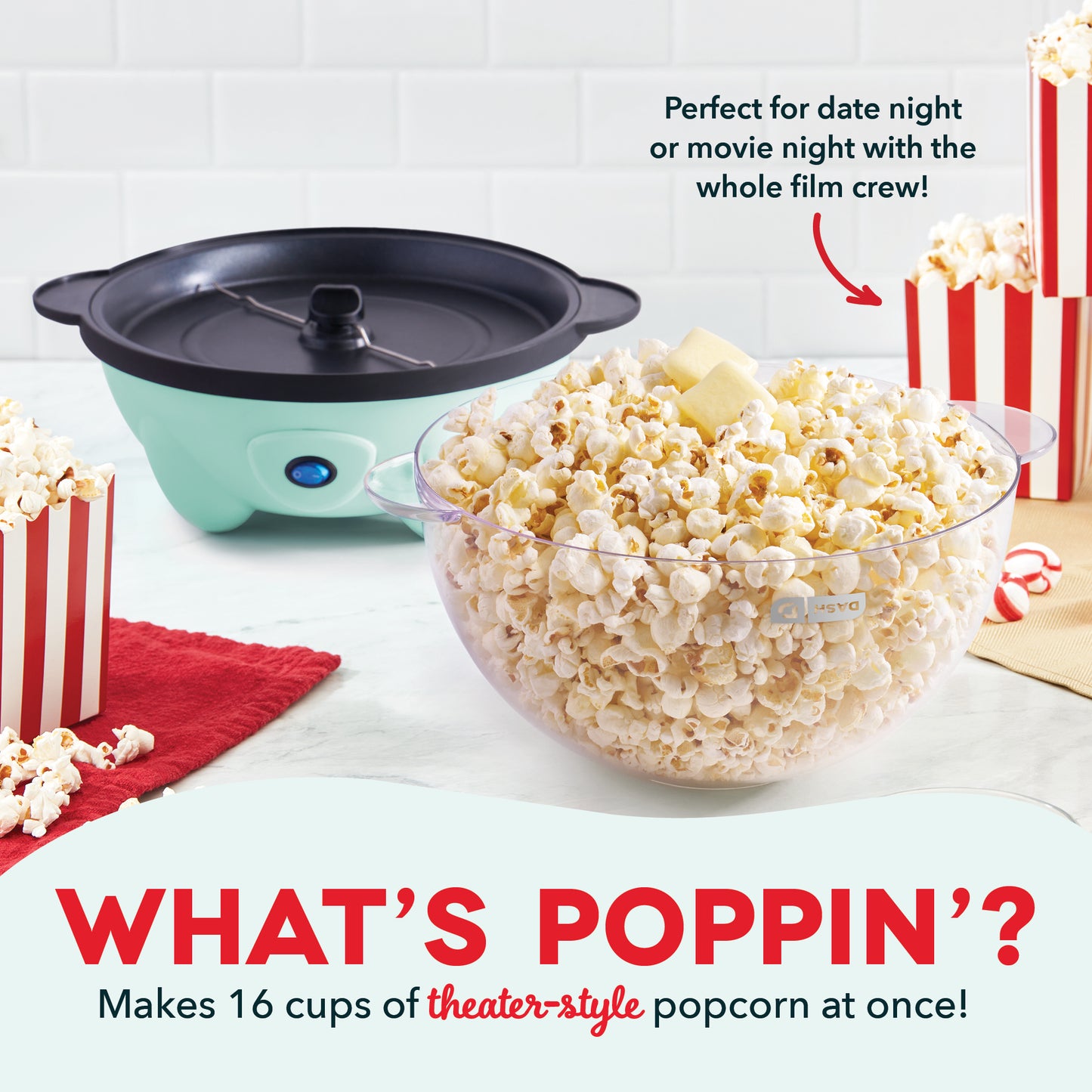 4.5qt Stirring Popcorn Maker Popcorn Makers Dash   