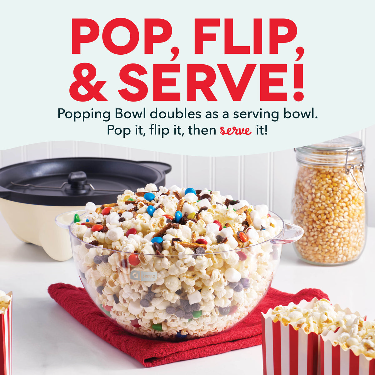 4.5qt Stirring Popcorn Maker Popcorn Makers Dash