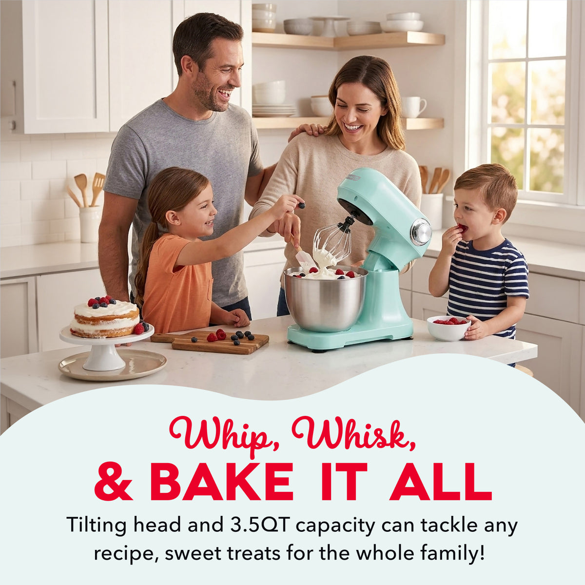3.5 Qt Tilt Head Stand Mixer mixers Dash