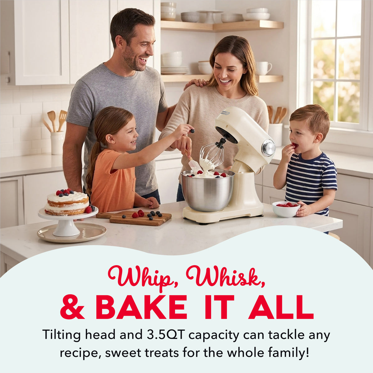 3.5 Qt Tilt Head Stand Mixer mixers Dash