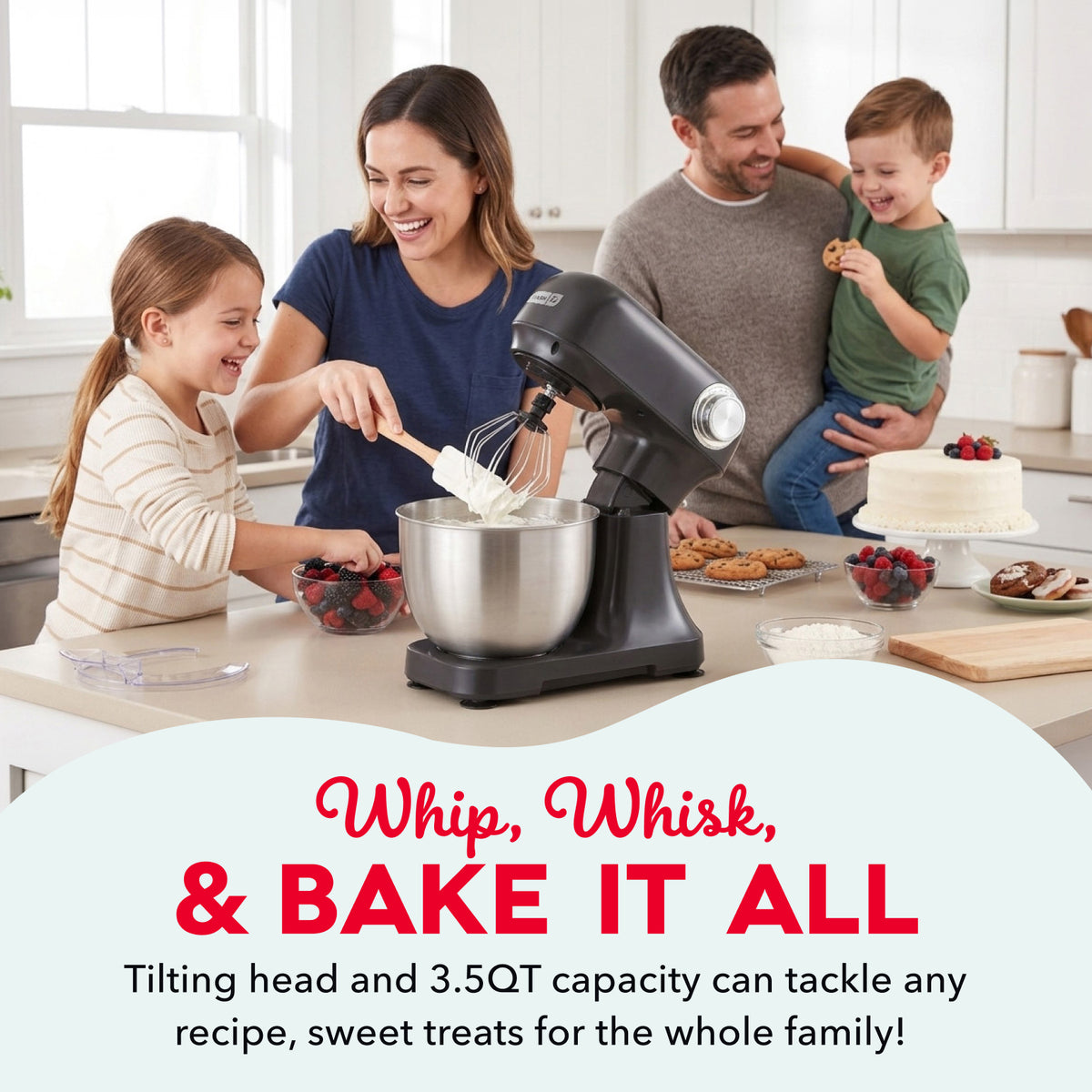 3.5 Qt Tilt Head Stand Mixer mixers Dash