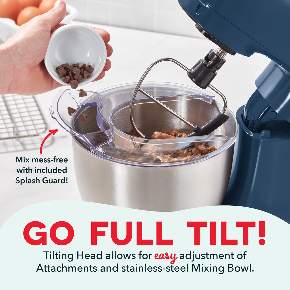 3.5 Qt Tilt Head Stand Mixer mixers Dash