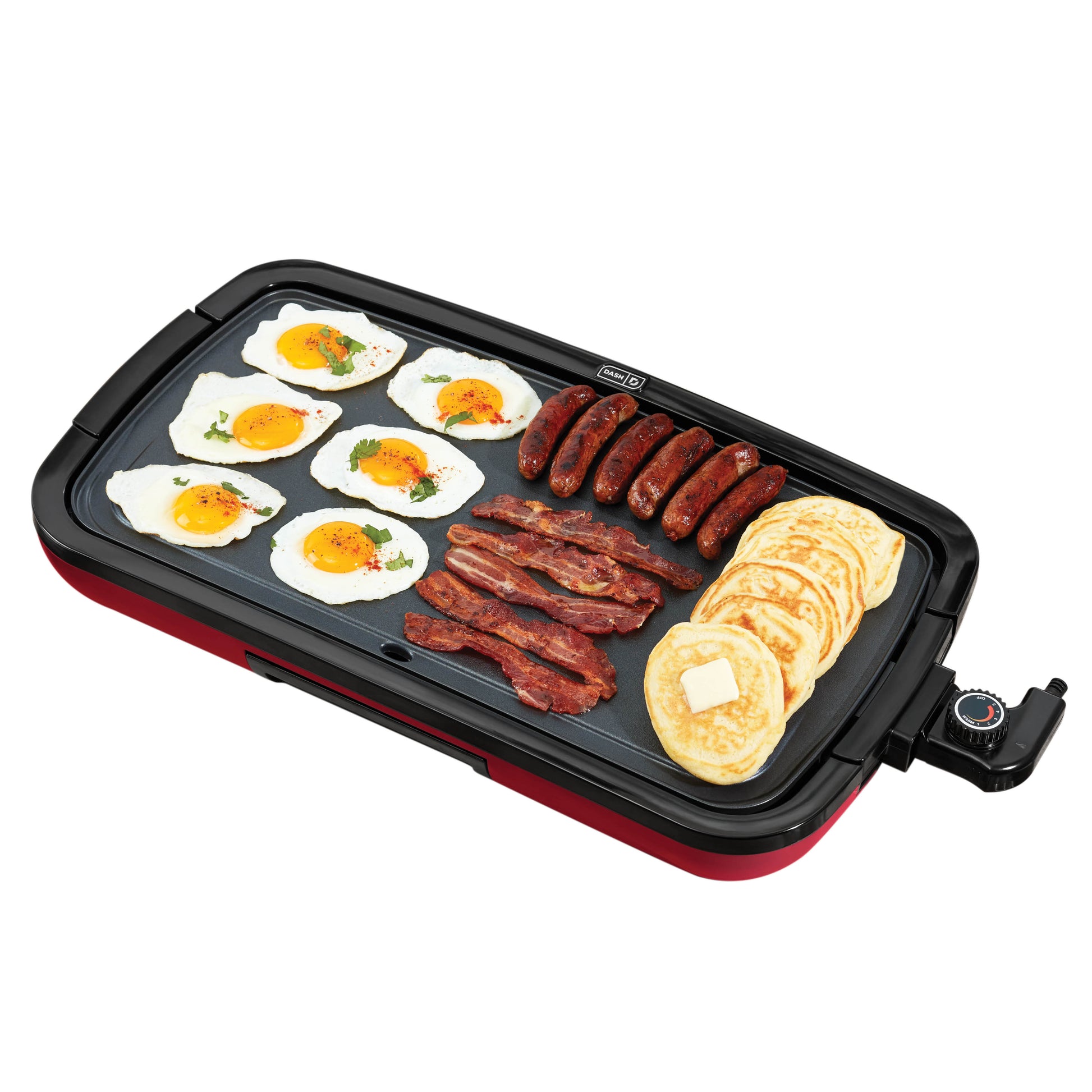 Everyday Griddle Griddles and Panini Presses Dash Deluxe Red 