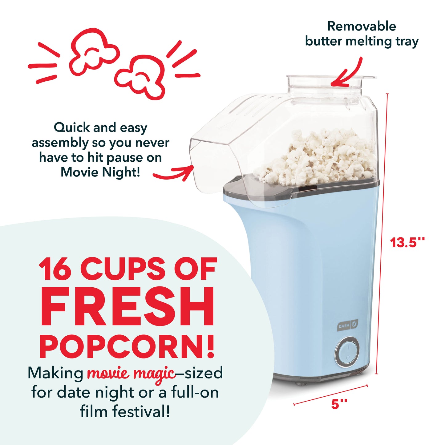 Fresh Pop Popcorn Maker Popcorn Makers Dash   