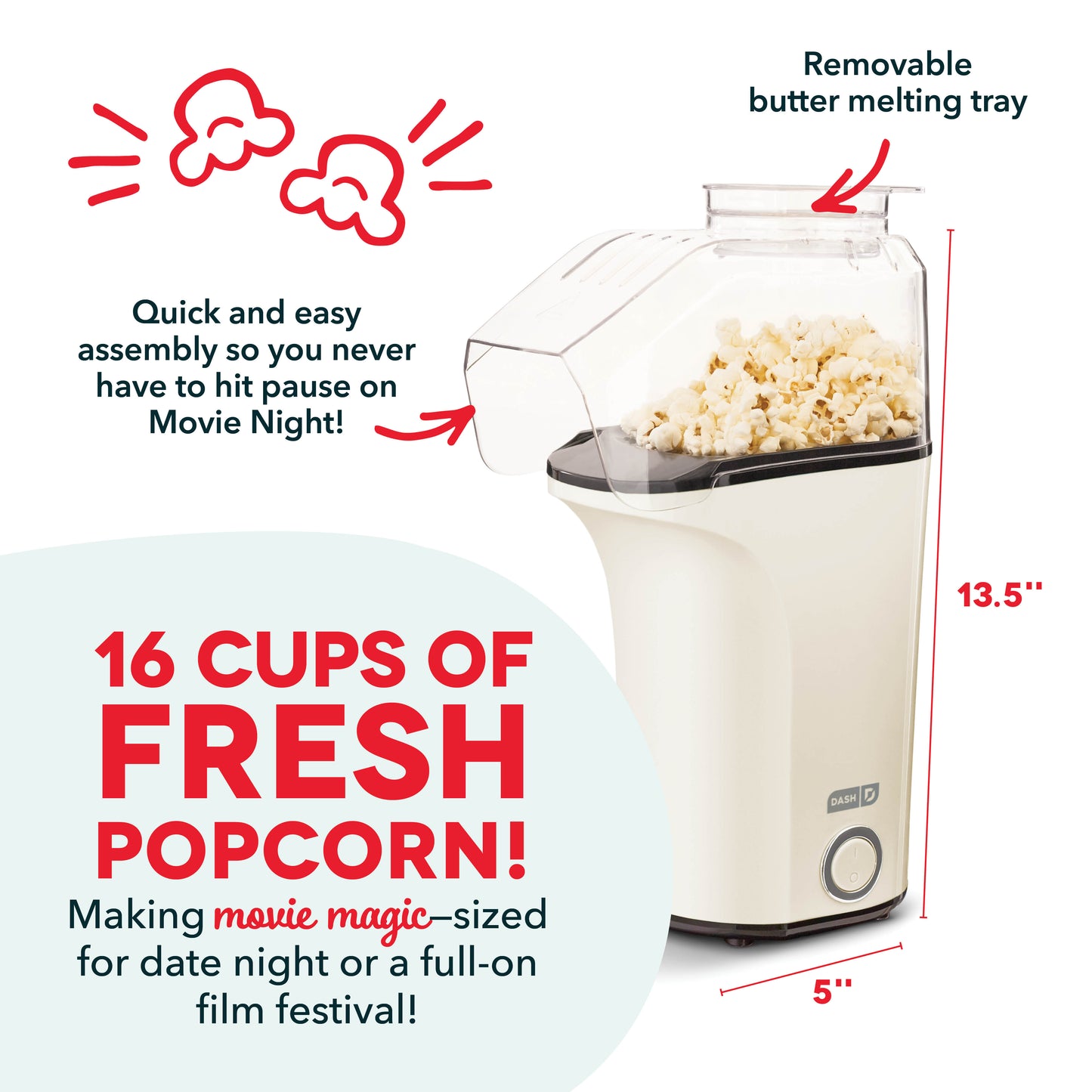 Fresh Pop Popcorn Maker Popcorn Makers Dash   